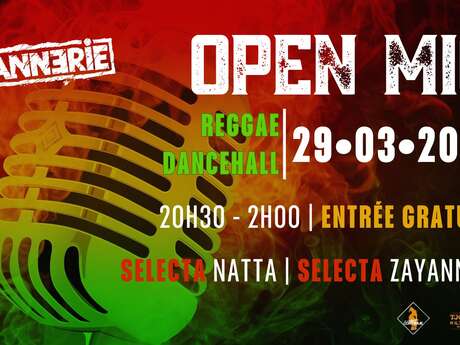 Open mic reggae dancehall - Avec Selecta Natta + Selecta Zayann'ay