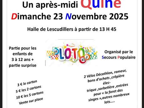 Quine du Secours Populaire