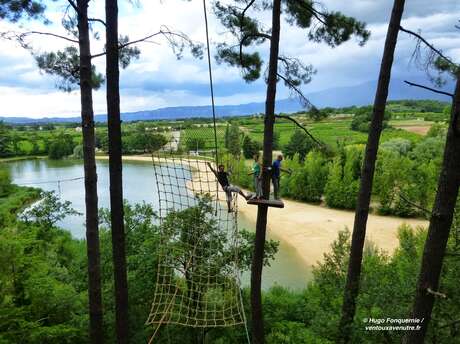 Parcours aventure dans les arbres "Ventoux Aventure"