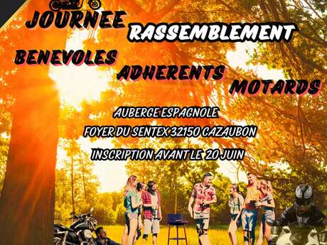 Rassemblement motards et Auberge Espagnole au Sentex des Chevaliers du Coeur