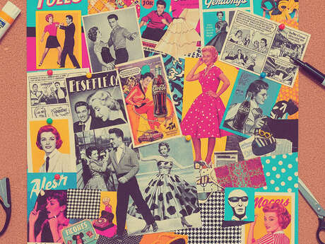 Atelier création d'un moodboard : "Les icônes des sixties en images"