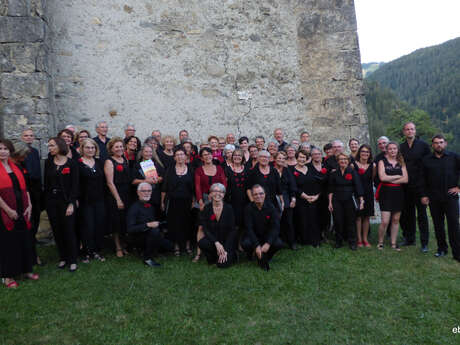 Der temporäre Chor des Val d’Arly