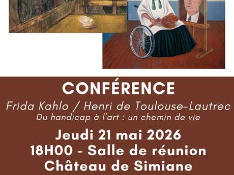 Conférence sur Frida Kahlo et Toulouse-Lautrec par Marie-Hélène Adam
