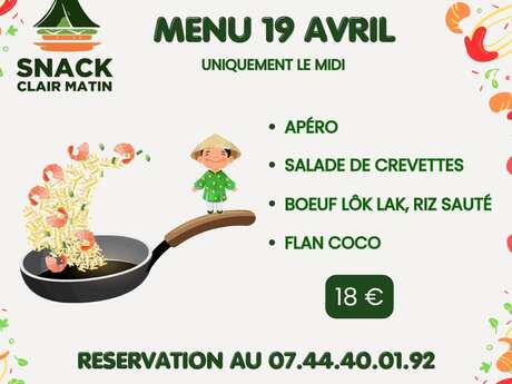 Pré ouverture du snack Clair Matin
