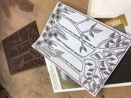 Stage initiation Linogravure