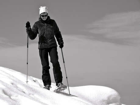 Snowshoeing itinerary: the Sixt balcony