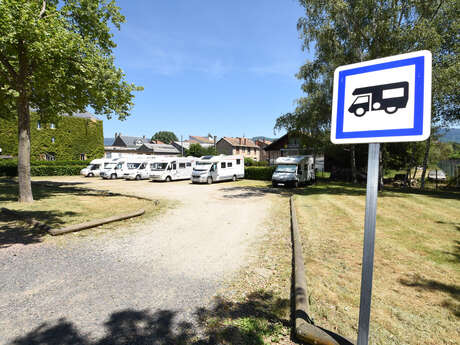 Aire de stationnement pour camping car d'Ambert