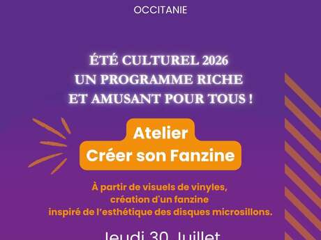 Atelier au Musée Fermat - "Fanzines et pochettes de disques"