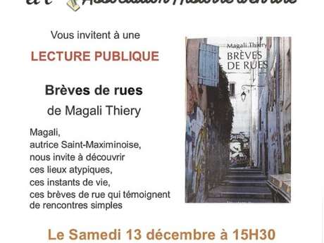 Lecture publique : Brèves de rues