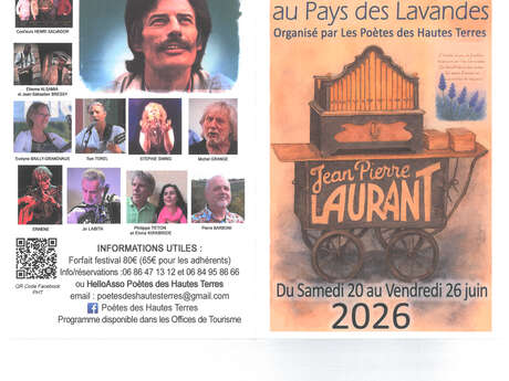 12ème édition du Festival "Poésie et Chansons au Pays des lavandes"  2026