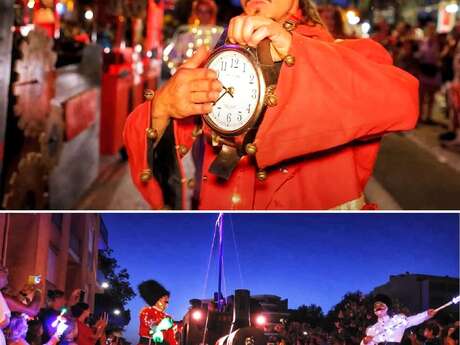 Lancement des illuminations, parade et spectacle de feu