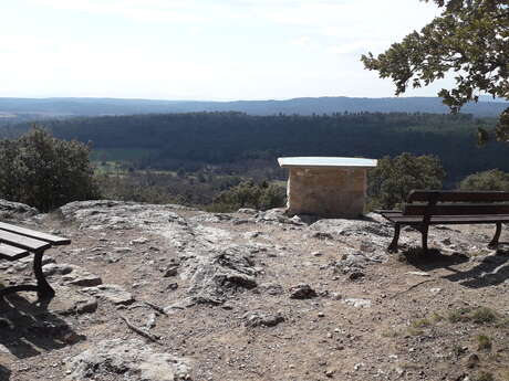 Viewpoint of the site Notre Dame de La Roque