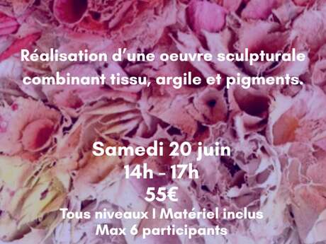 Atelier de création "les fleurs d'argile" par Reliance
