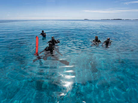 Scuba diving baptism - Kunie Scuba Center