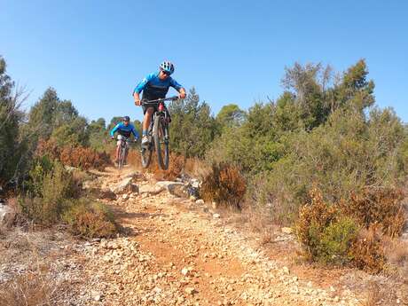 Site VTT FFC - Provence Verdon - Circuit 10 - Rouge