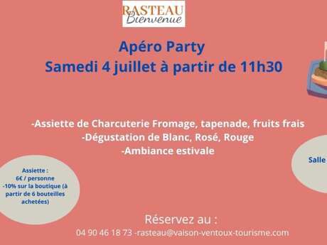 Apéro-feestje - Rasteau Welkom