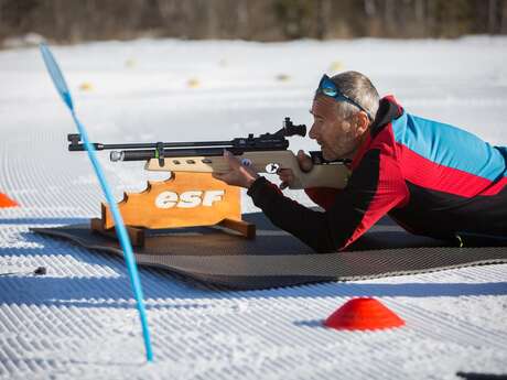 Biathlon avec l'ESF