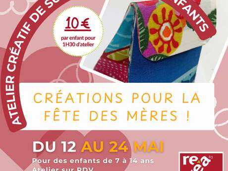 Atelier créatif de surcyclage pour enfant "Fête des mères"