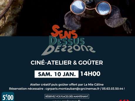 Taller de cine y merienda - UPIDE DOWN