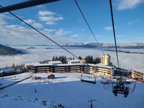 Télésiège des Tufs en piéton