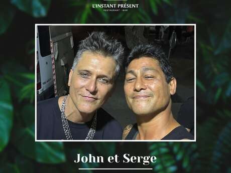John & Serge in concert at l'Instant Présent