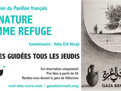 Guided tour of the outdoor exhibition NATURE AS REFUGE