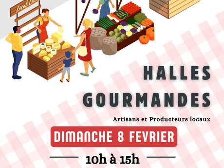 Les Halles Gourmandes au Château de la Roque Forcade