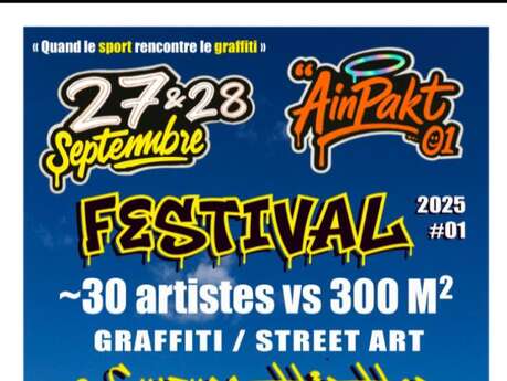 Festival AinPakt01 : graffiti, street art et culture hip hop