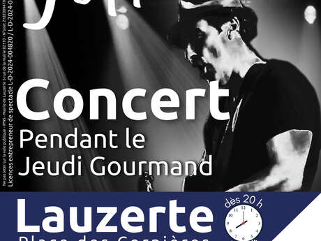 Jeff Set en concert lors du Jeudi Gourmand