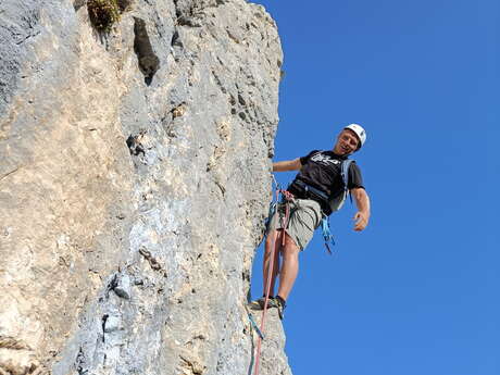 Escalade avec les Guides du Bugey