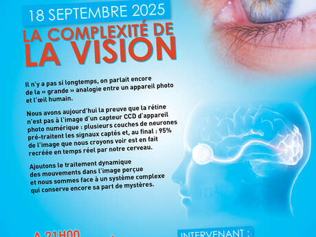 Conférence "La complexité de la vision"