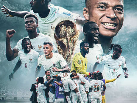 Diffusion de la demi finale de la Coupe du Monde de football sur écran géant