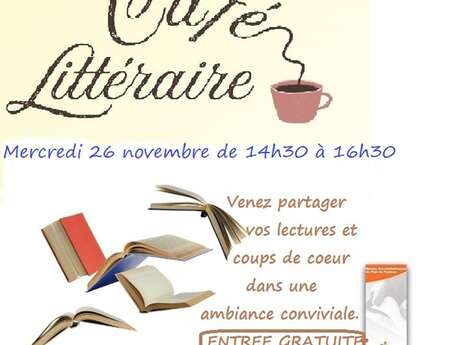 Café littéraire à la médiathèque