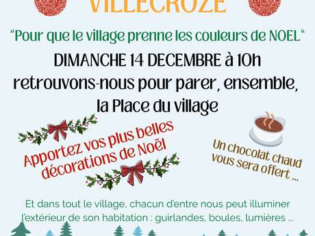 Décorons la place du village Décorons la place du village