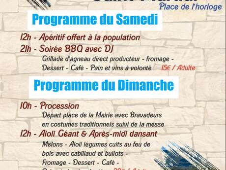 Tourrettes fête la Saint Martial