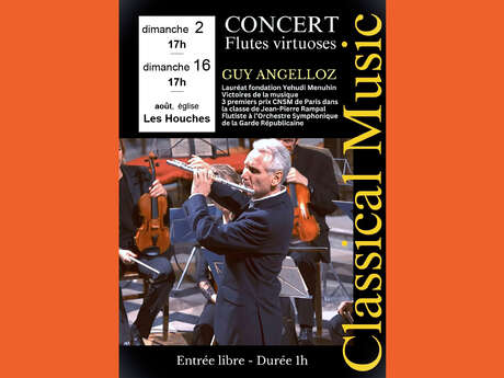 Concert de flûtes virtuoses - Guy Angelloz