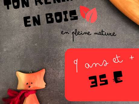 Sculpte ton renard en bois !