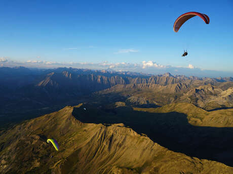 Montagnes d'Ubaye : vol en parapente