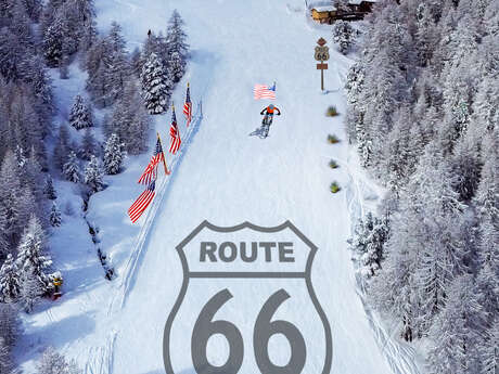 Slalom route 66