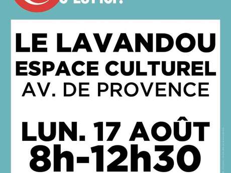 Don du sang Le Lavandou