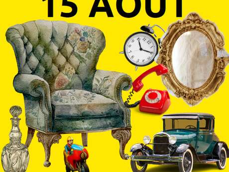 Brocante à Lauzerte