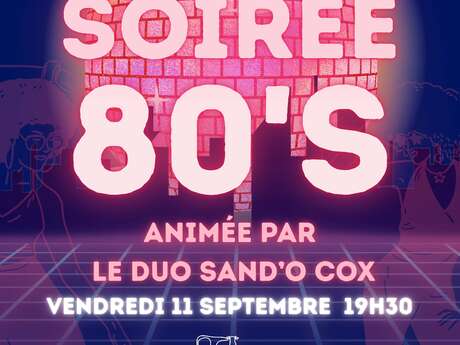 Soirée 80's animée par le duo Sand'O Cox