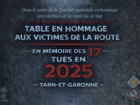 Commemoration - Tribute to road accident victims