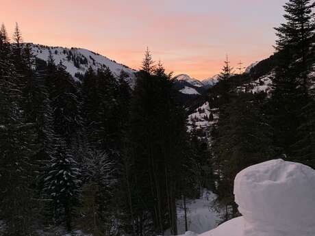 Piste rouge "Abérieu" / Rando-Parc Morgins