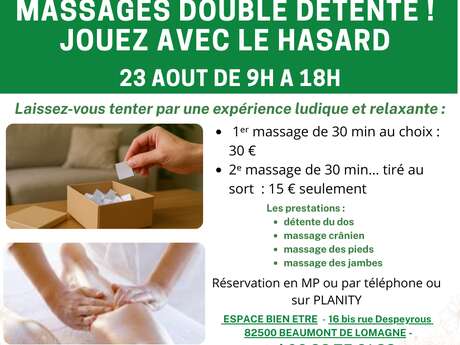 Massages double Détente