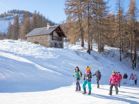 Marche nordique sur neige