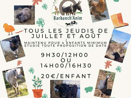 Demi-journée soigneur à le ferme "Barbanch' Anim"
