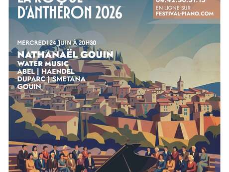 Récital de piano de Nathanaël Gouin - 46ème édition du Festival international de Piano de la Roque d'Anthéron– Les préludes du Festival - Concert hors les murs