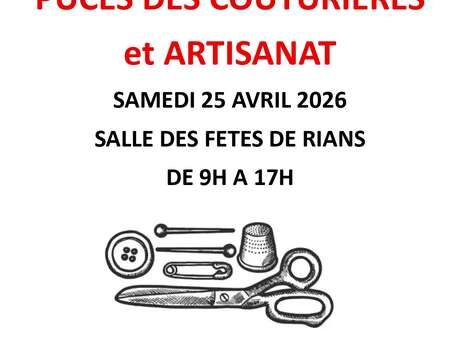 Puces des couturières et artisanat