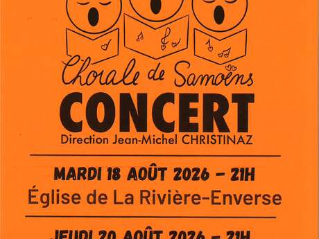 Concert de la Chorale de Samoëns
